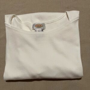 Talbots White Tee